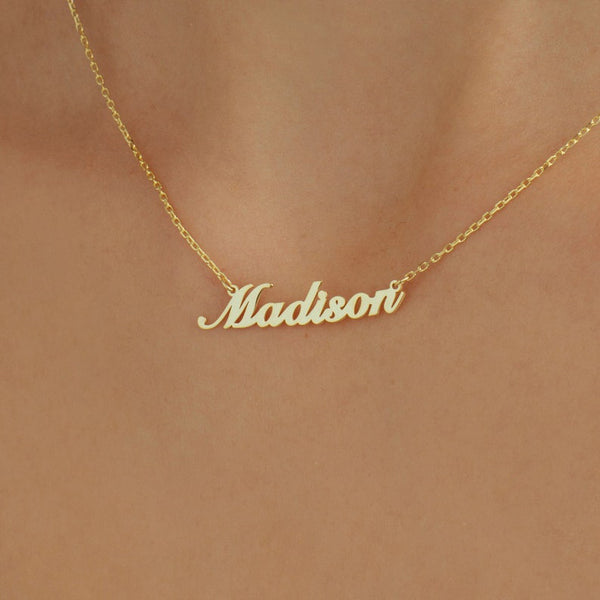 Beautiful Dazzling Customizable Name Design Simple Necklace